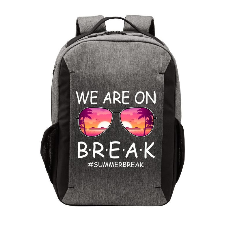 We Are On Break Summer Break Tropical Vector Backpack