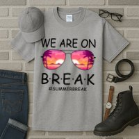 We Are On Break Summer Break Tropical Tall T-Shirt
