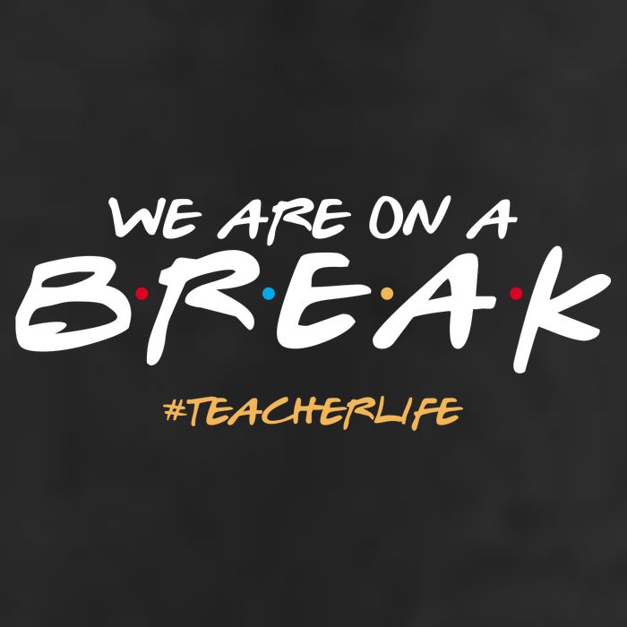 We Are On A Break Teacher Life Adult Drive Performance Visor