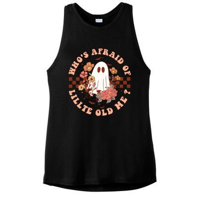 WhoS Afraid Of Little Funny Old Me Ladies PosiCharge Tri-Blend Wicking Tank