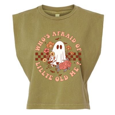 WhoS Afraid Of Little Funny Old Me Garment-Dyed Women's Muscle Tee