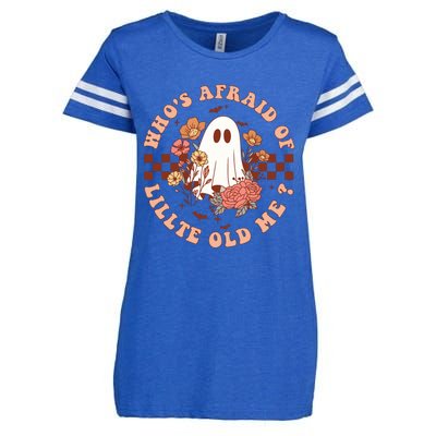 WhoS Afraid Of Little Funny Old Me Enza Ladies Jersey Football T-Shirt