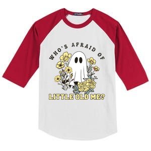 WhoS Afraid Of Little Old Me. Kids Colorblock Raglan Jersey