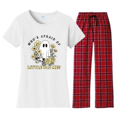 WhoS Afraid Of Little Old Me. Women's Flannel Pajama Set