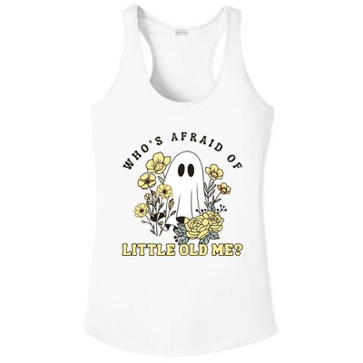 WhoS Afraid Of Little Old Me. Ladies PosiCharge Competitor Racerback Tank