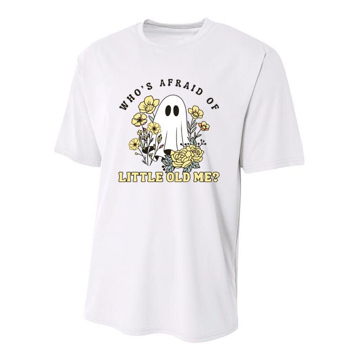 WhoS Afraid Of Little Old Me. Youth Performance Sprint T-Shirt