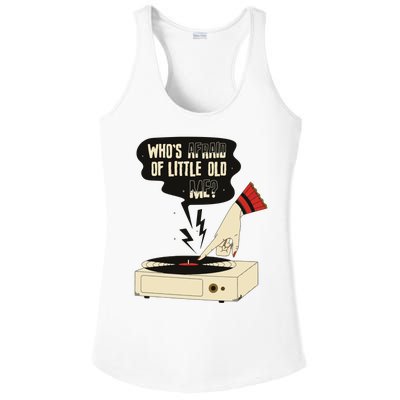 Whos Afraid Of Little Old Me Ladies PosiCharge Competitor Racerback Tank