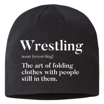 Wrestling  Art Of Folding Clothes With People In Them  Fun  Sustainable Beanie