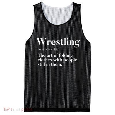 Wrestling  Art Of Folding Clothes With People In Them  Fun  Mesh Reversible Basketball Jersey Tank