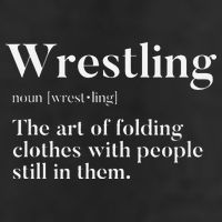 Wrestling  Art Of Folding Clothes With People In Them  Fun  25L Jumbo Tote