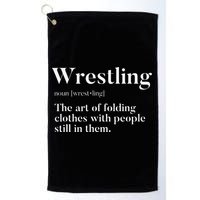 Wrestling  Art Of Folding Clothes With People In Them  Fun  Golf Towel