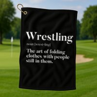 Wrestling  Art Of Folding Clothes With People In Them  Fun  Golf Towel