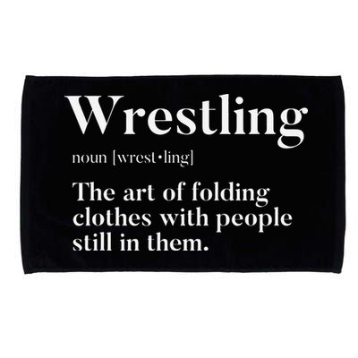 Wrestling  Art Of Folding Clothes With People In Them  Fun  Microfiber Hand Towel