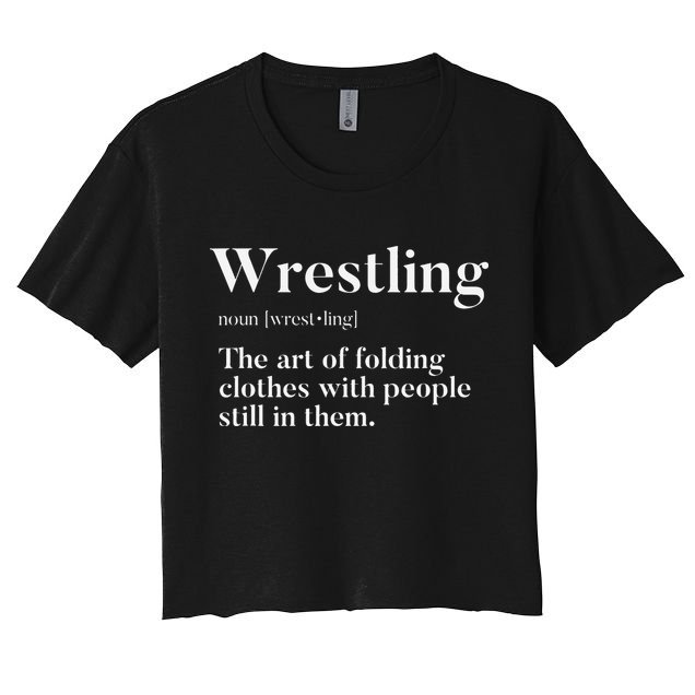 Wrestling  Art Of Folding Clothes With People In Them  Fun  Crop Top