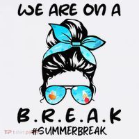 We Are On A Break Teacher Summer Break Hello Summer Teacher Poster