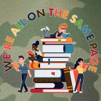Were All One The Same Page Library Reading Fan Book Lover Legacy Tie Dye Trucker Hat