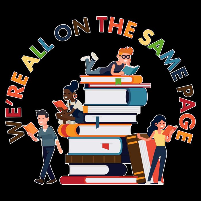 Were All One The Same Page Library Reading Fan Book Lover Impact Tech Backpack