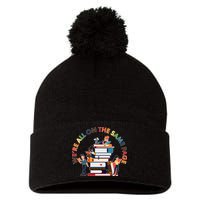 Were All One The Same Page Library Reading Fan Book Lover Pom Pom 12in Knit Beanie