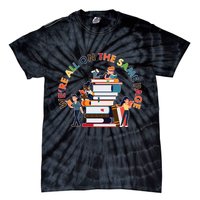 Were All One The Same Page Library Reading Fan Book Lover Tie-Dye T-Shirt