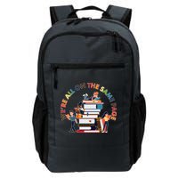 Were All One The Same Page Library Reading Fan Book Lover Backpack