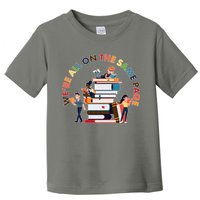 Were All One The Same Page Library Reading Fan Book Lover Toddler T-Shirt
