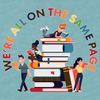 Were All One The Same Page Library Reading Fan Book Lover Sueded Cloud Jersey T-Shirt