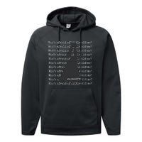 WhoS Afraid Of Little Old Me Performance Fleece Hoodie