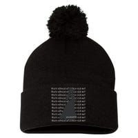 WhoS Afraid Of Little Old Me Pom Pom 12in Knit Beanie