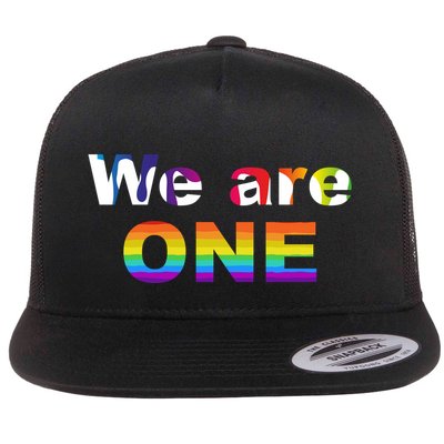 We Are One LGBTQ Flatbill Hat
