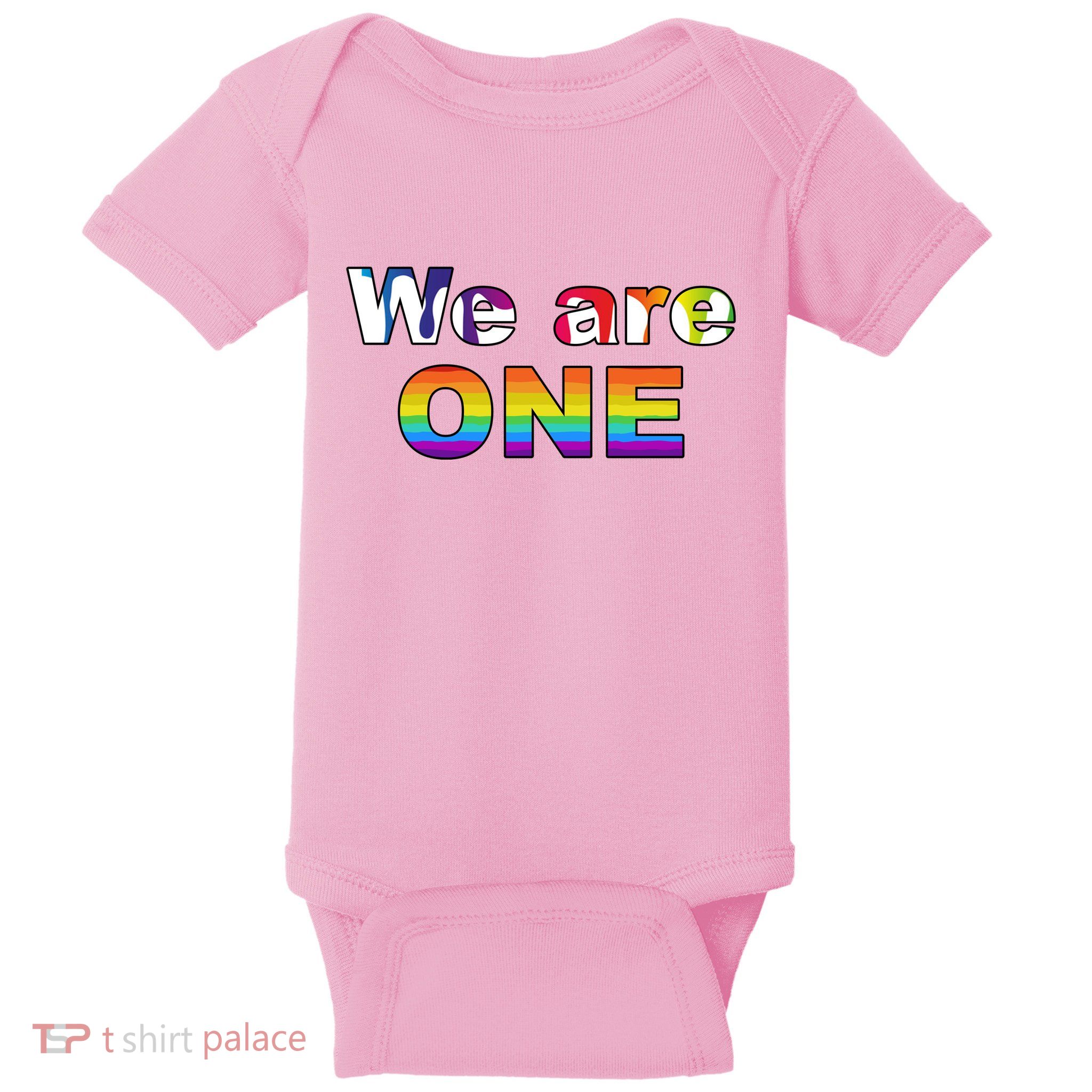 We Are One LGBTQ Baby Bodysuit
