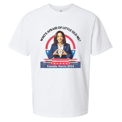 WhoS Afraid Of Little Funny Old Me Kamala Harris 2024 Sueded Cloud Jersey T-Shirt