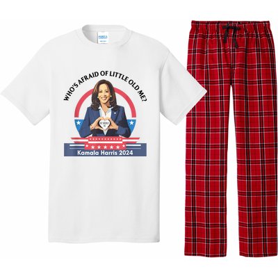 WhoS Afraid Of Little Funny Old Me Kamala Harris 2024 Pajama Set