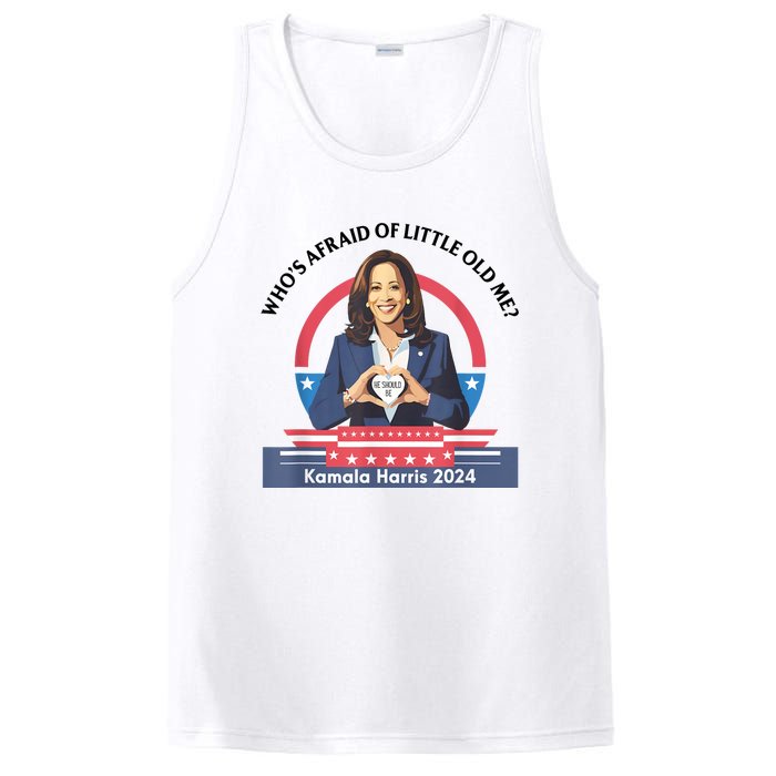 WhoS Afraid Of Little Funny Old Me Kamala Harris 2024 PosiCharge Competitor Tank