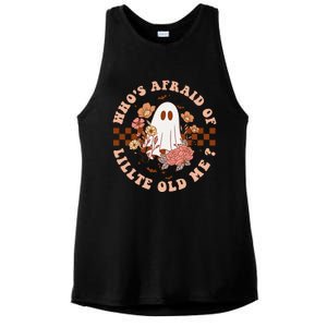 WhoS Afraid Of Little Funny Old Me Ladies PosiCharge Tri-Blend Wicking Tank