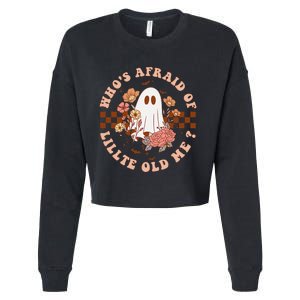 WhoS Afraid Of Little Funny Old Me Cropped Pullover Crew