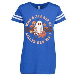 WhoS Afraid Of Little Funny Old Me Enza Ladies Jersey Football T-Shirt