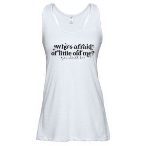 WhoS Afraid Of Little Old Me Ladies Essential Flowy Tank