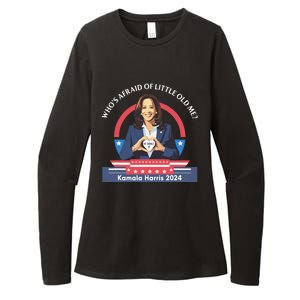 WhoS Afraid Of Little Funny Old Me Kamala Harris 2024 Womens CVC Long Sleeve Shirt