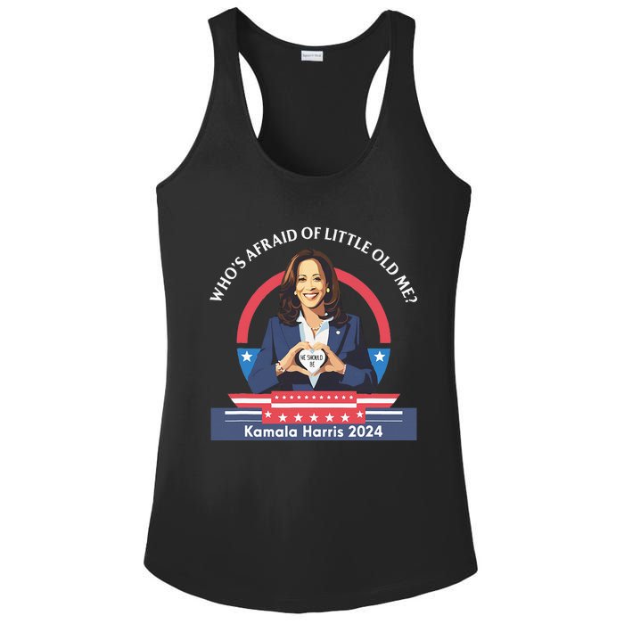 WhoS Afraid Of Little Funny Old Me Kamala Harris 2024 Ladies PosiCharge Competitor Racerback Tank