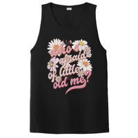 WhoS Afraid Of Little Old Me Humor PosiCharge Competitor Tank