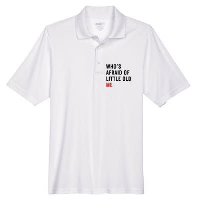 Whos Afraid Of Little Old Me Men's Origin Performance Pique Polo