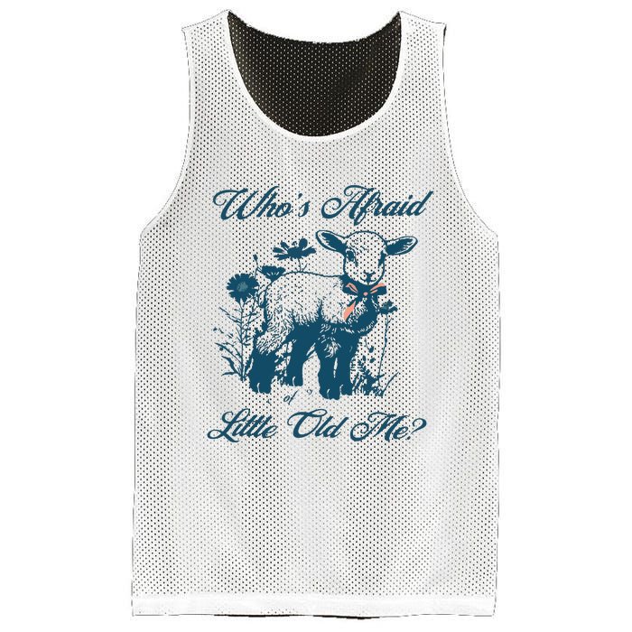 Whos Afraid Of Little Old Me Mesh Reversible Basketball Jersey Tank