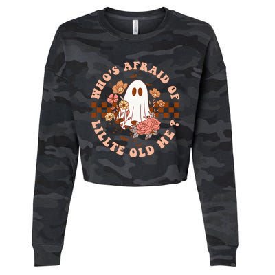 WhoS Afraid Of Little Funny Old Me Cropped Pullover Crew