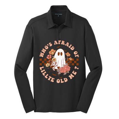 WhoS Afraid Of Little Funny Old Me Silk Touch Performance Long Sleeve Polo