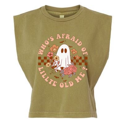 WhoS Afraid Of Little Funny Old Me Garment-Dyed Women's Muscle Tee