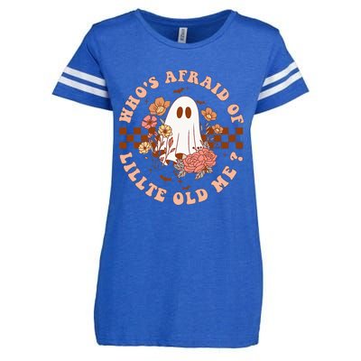 WhoS Afraid Of Little Funny Old Me Enza Ladies Jersey Football T-Shirt