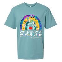 We Are On A Break #Summerbreak Schools Out Sueded Cloud Jersey T-Shirt