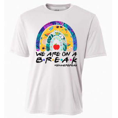 We Are On A Break #Summerbreak Schools Out Cooling Performance Crew T-Shirt