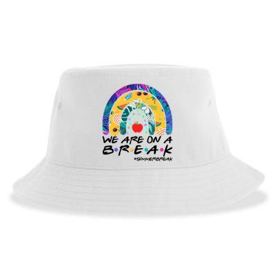We Are On A Break #Summerbreak Schools Out Sustainable Bucket Hat