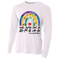 We Are On A Break #Summerbreak Schools Out Cooling Performance Long Sleeve Crew